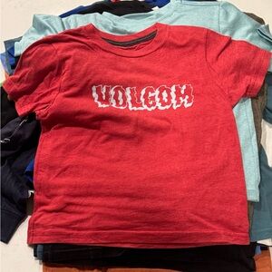 Volcom Kids Vibrant Red Short Sleeve Tee